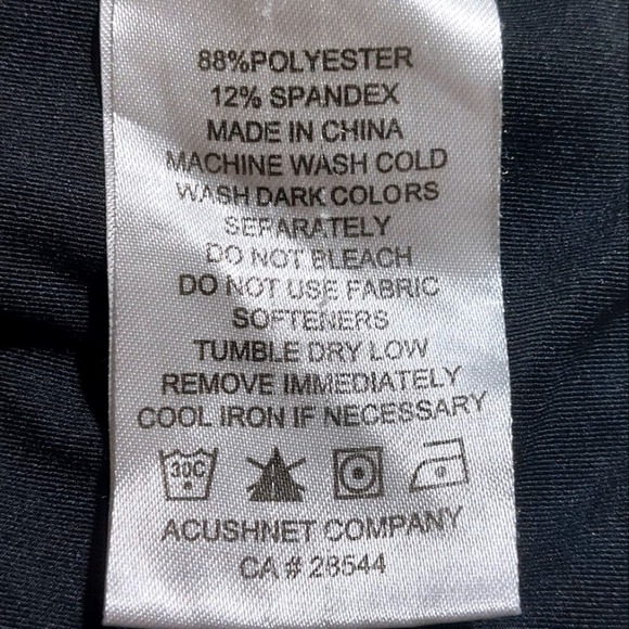 FootJoy Men's Active Golf Polo Shirt Black Style 1425642 Size XL EUC - Picture 9 of 9